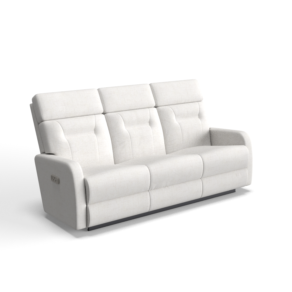 Lennon Power Wall Reclining Sofa w/ Headrest